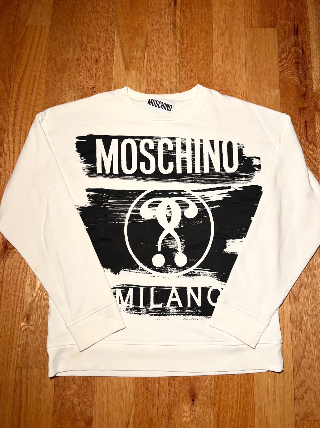 Moschino Milano Runway Crewneck Sweatshirt